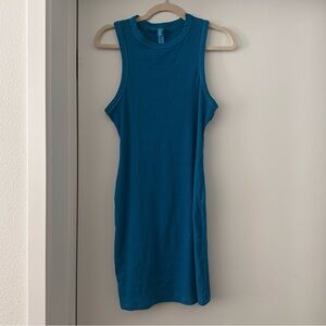 SKIMS Sleeveless Teal Bodycon Dress